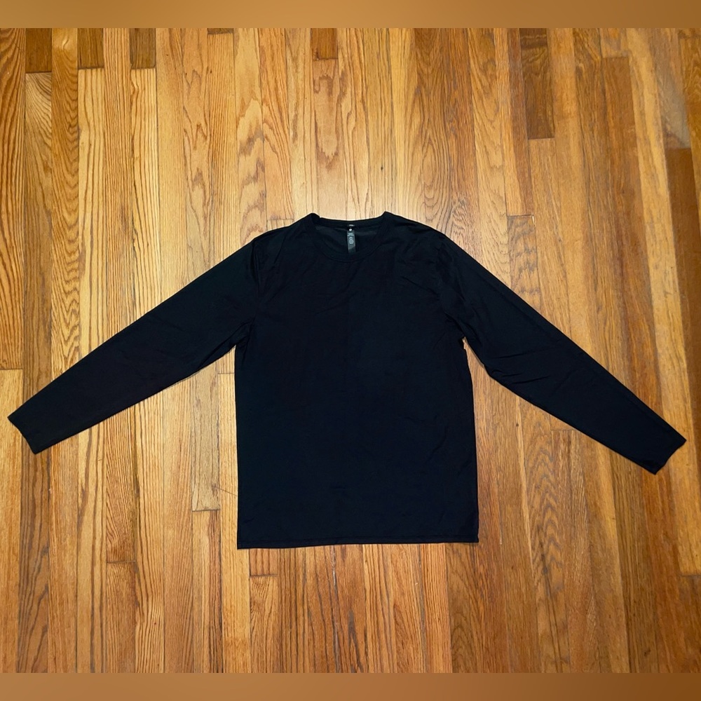 Lululemon Mens Black Long Sleeve Shirt Size M